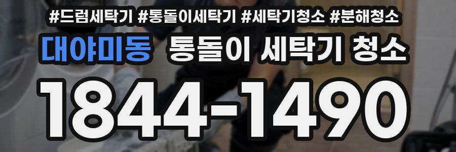 대야미동 통돌이 세탁기 청소
