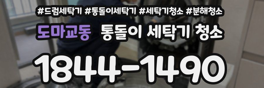 도마교동 통돌이 세탁기 청소