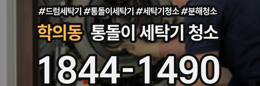 학의동 통돌이 세탁기 청소