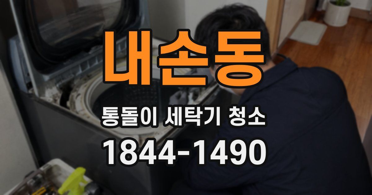 내손동 통돌이 세탁기 청소