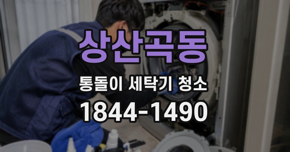 상산곡동 통돌이 세탁기 청소