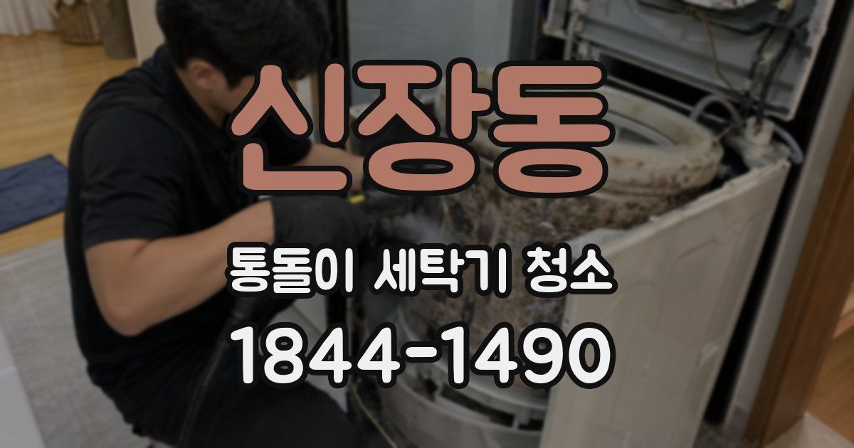 신장동 통돌이 세탁기 청소