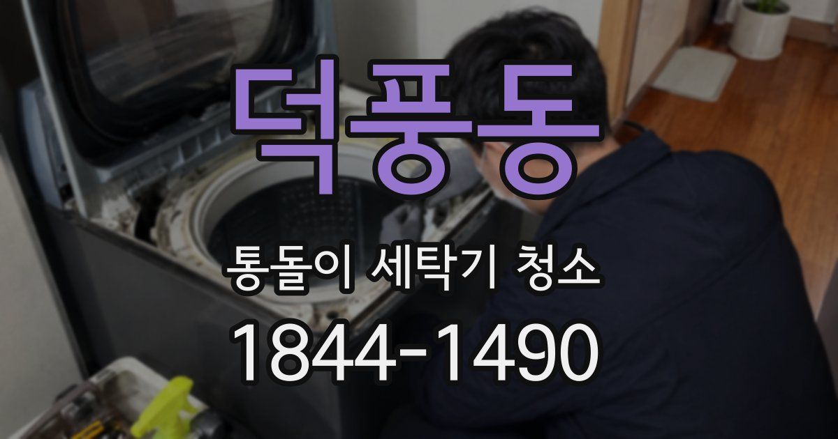 덕풍동 통돌이 세탁기 청소