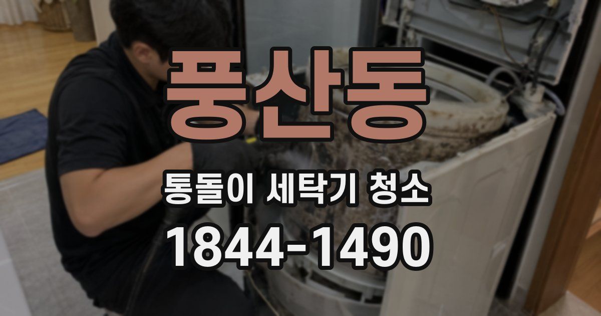 풍산동 통돌이 세탁기 청소