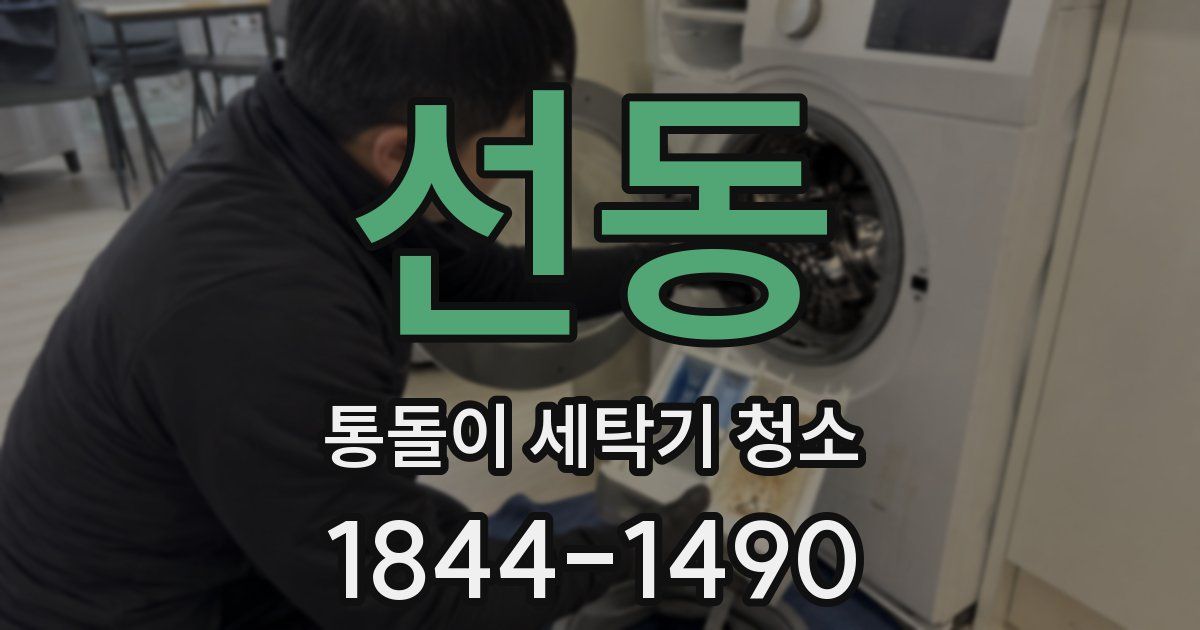 선동 통돌이 세탁기 청소