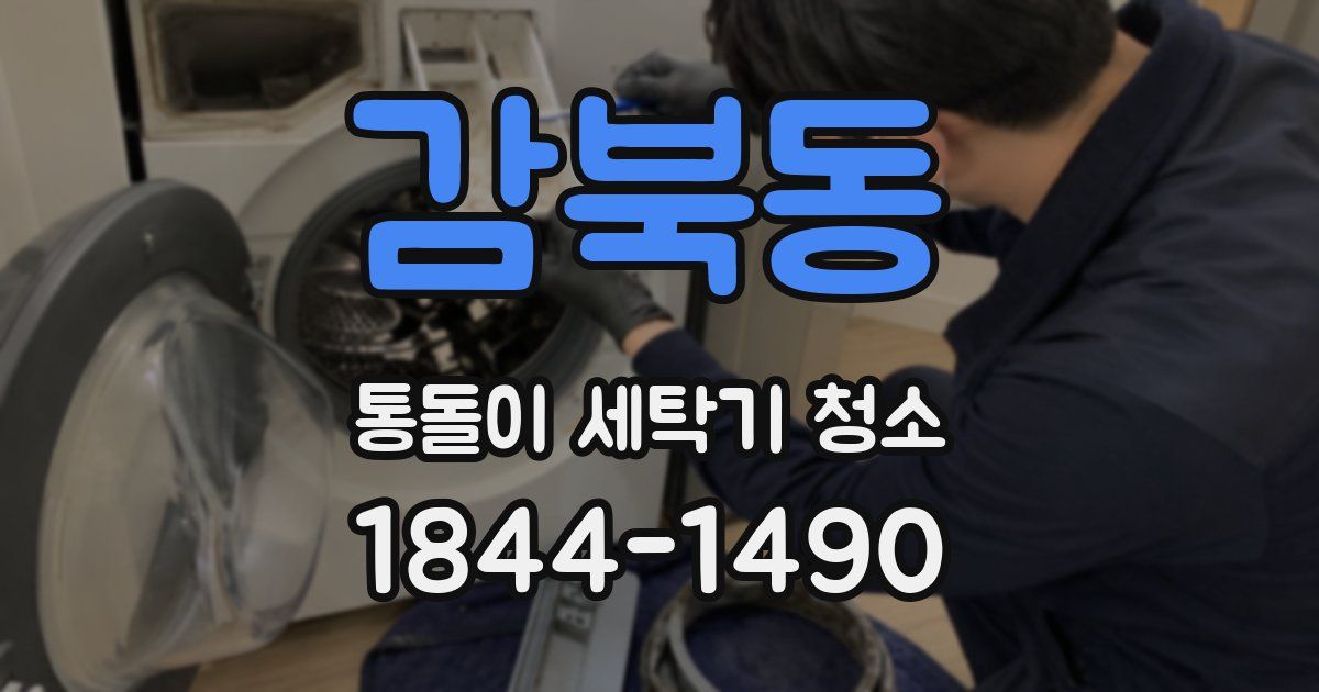 감북동 통돌이 세탁기 청소