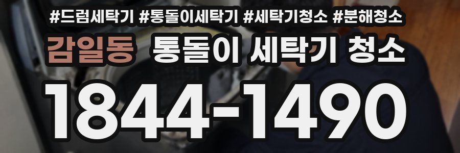 감일동 통돌이 세탁기 청소
