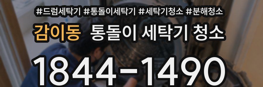 감이동 통돌이 세탁기 청소
