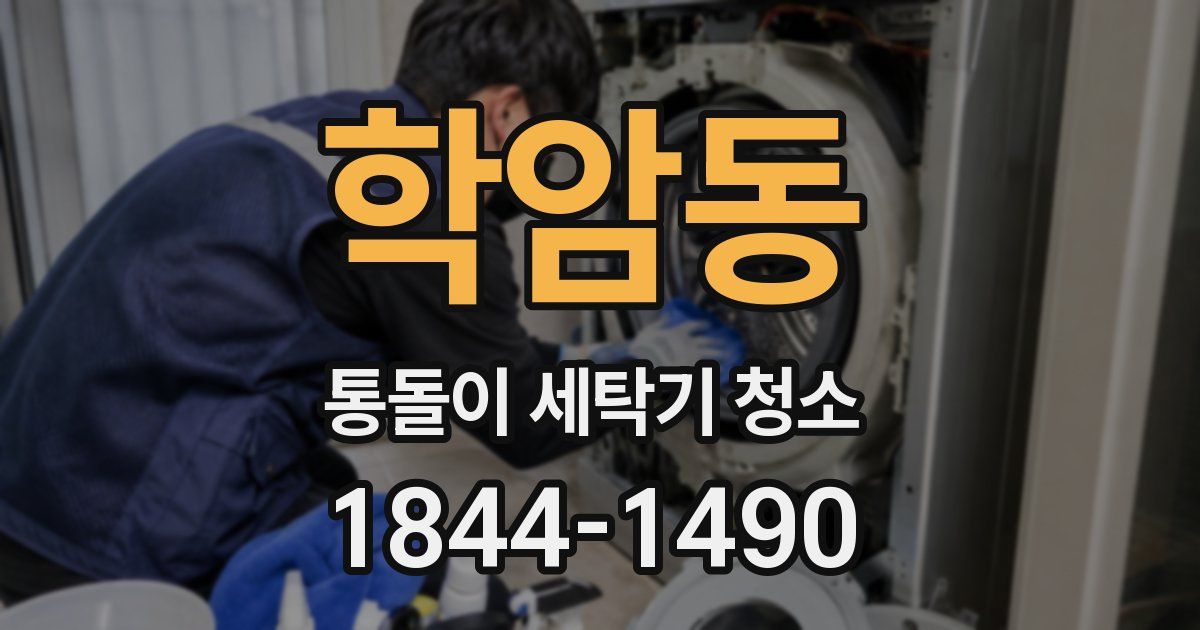 학암동 통돌이 세탁기 청소