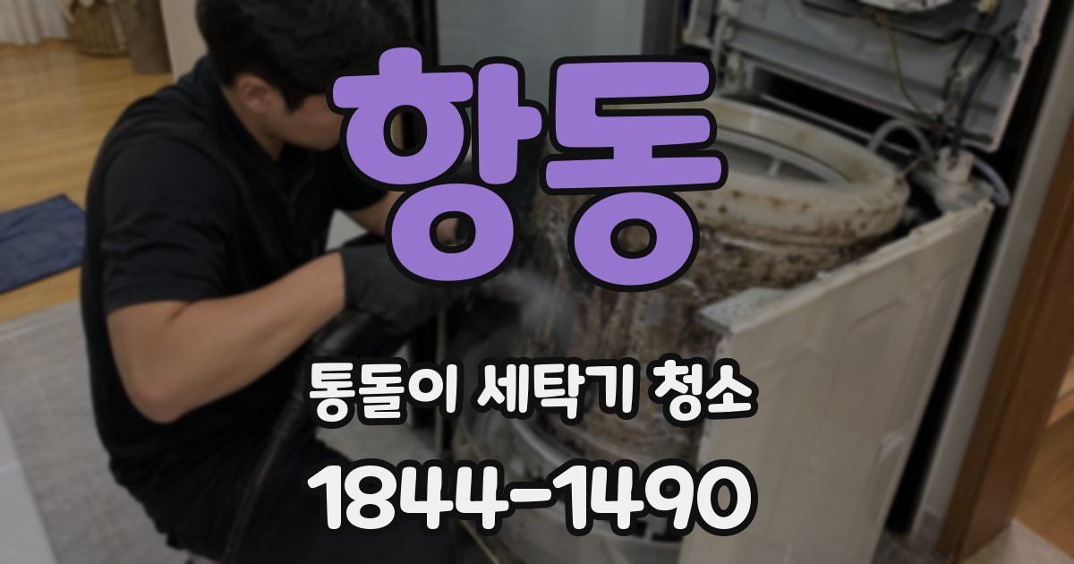 항동 통돌이 세탁기 청소