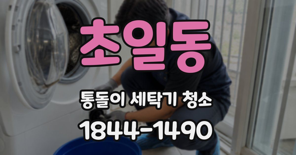 초일동 통돌이 세탁기 청소