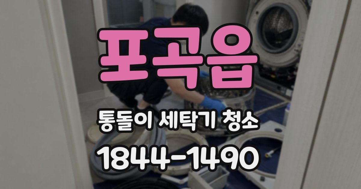 포곡읍 통돌이 세탁기 청소