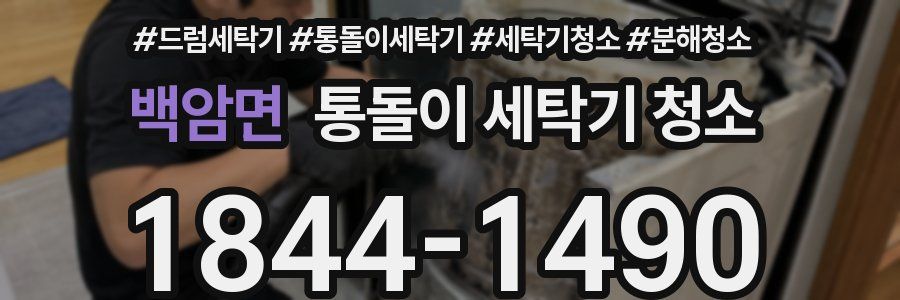 백암면 통돌이 세탁기 청소