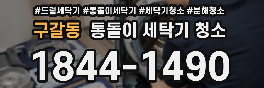 구갈동 통돌이 세탁기 청소