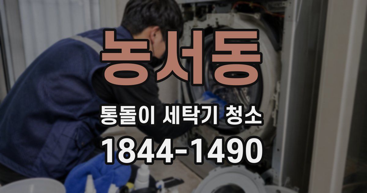 농서동 통돌이 세탁기 청소