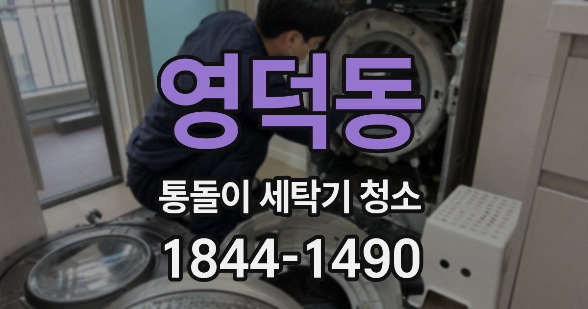 영덕동 통돌이 세탁기 청소