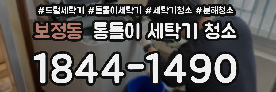 보정동 통돌이 세탁기 청소