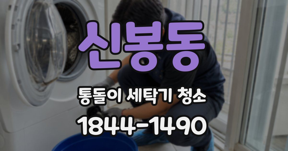 신봉동 통돌이 세탁기 청소