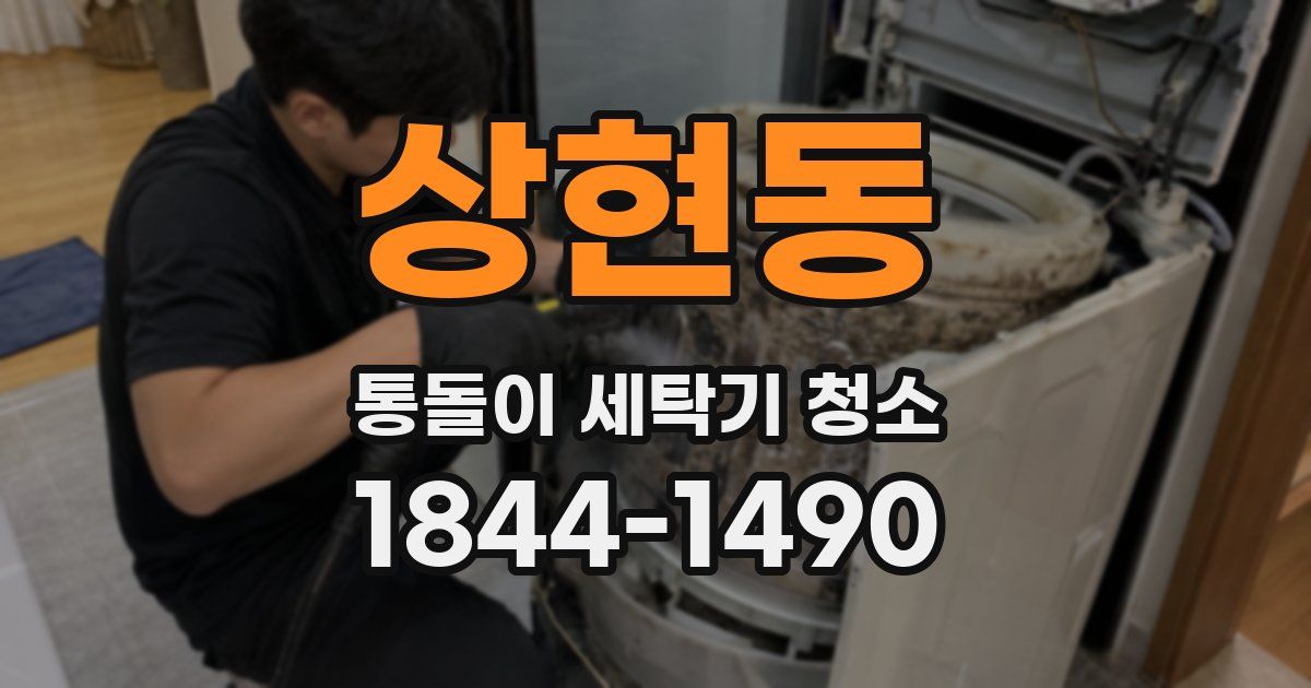 상현동 통돌이 세탁기 청소