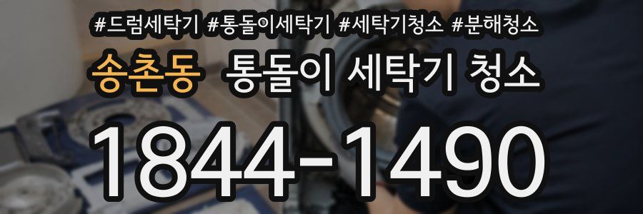 송촌동 통돌이 세탁기 청소