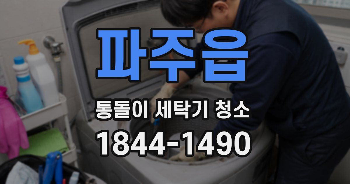 파주읍 통돌이 세탁기 청소