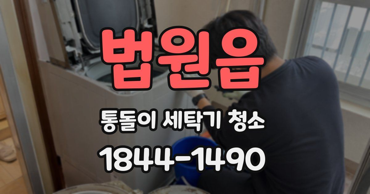 법원읍 통돌이 세탁기 청소
