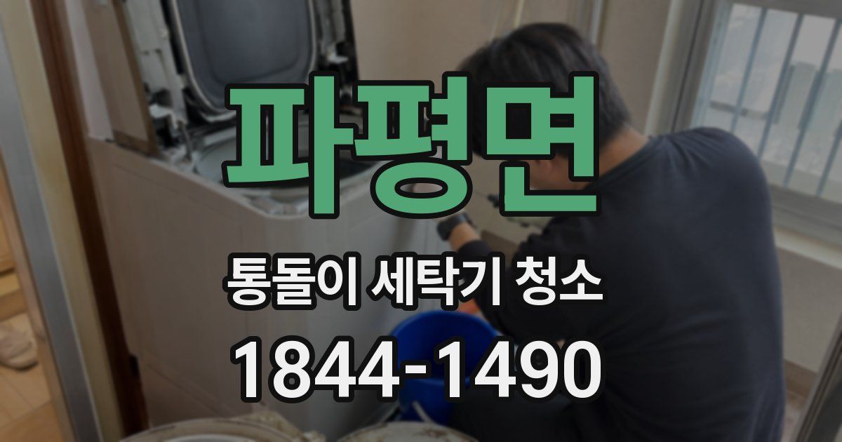 파평면 통돌이 세탁기 청소