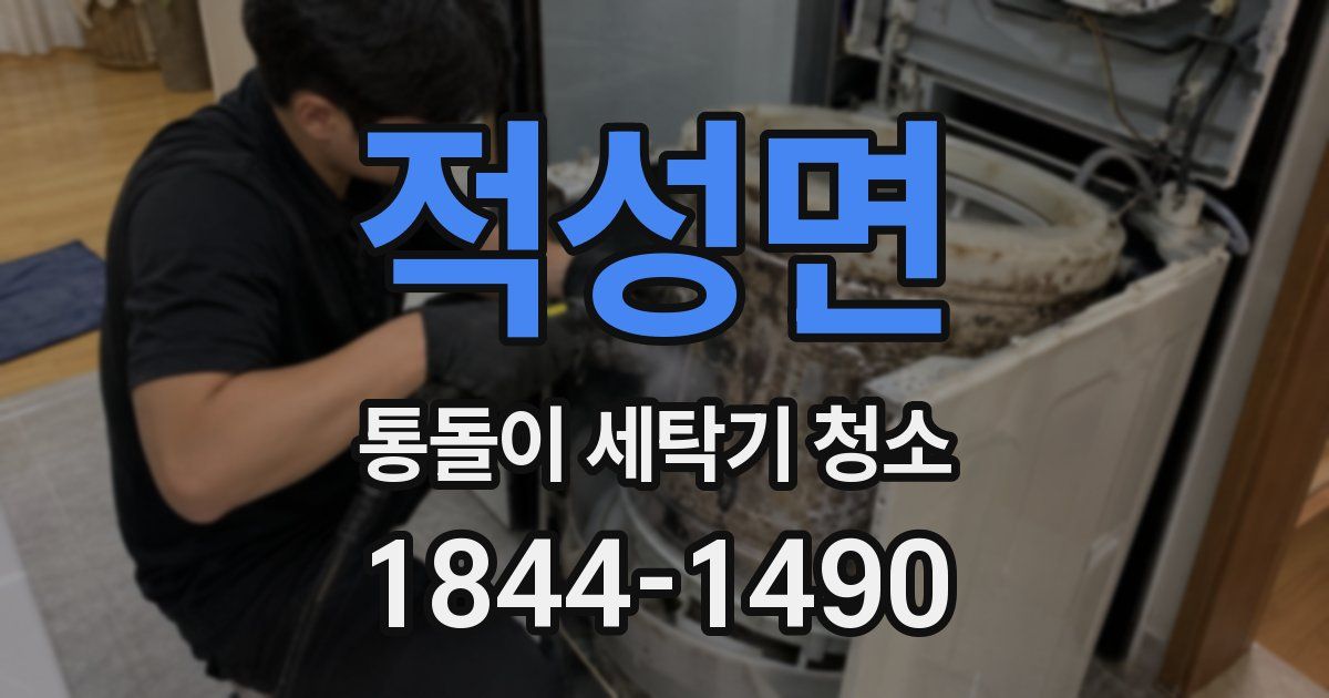 적성면 통돌이 세탁기 청소