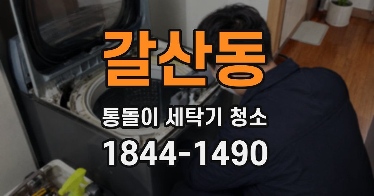 갈산동 통돌이 세탁기 청소