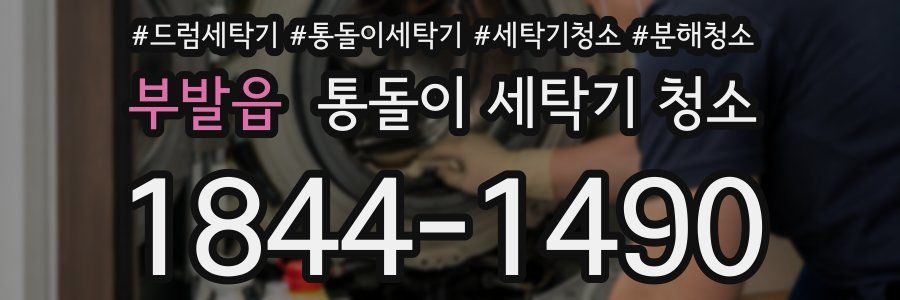 부발읍 통돌이 세탁기 청소