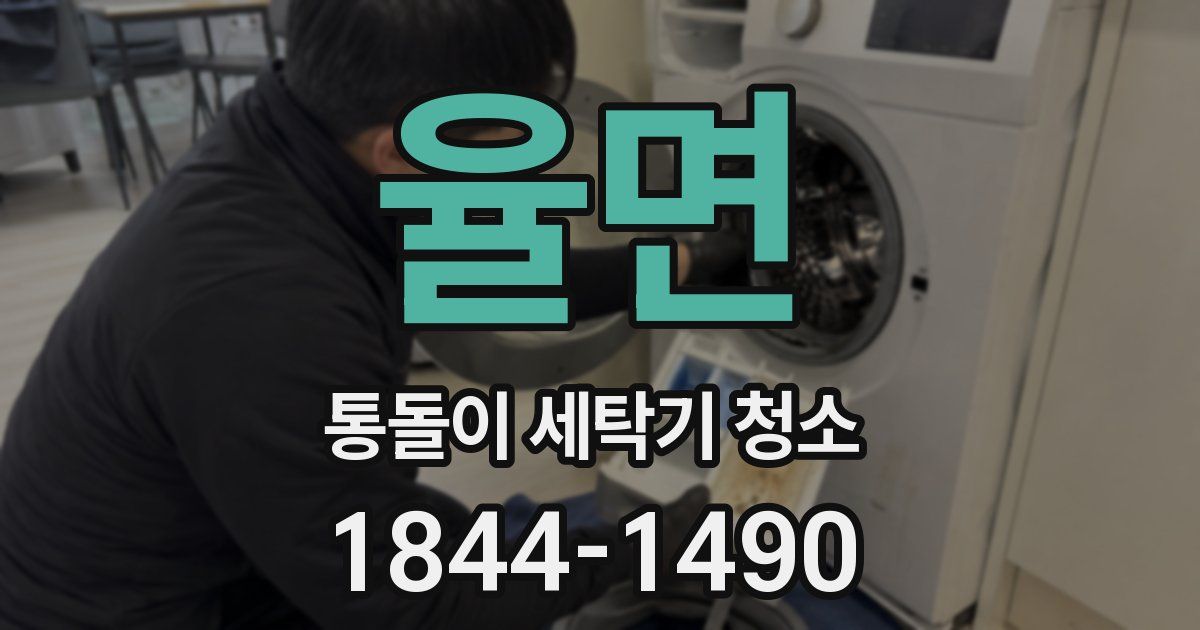 율면 통돌이 세탁기 청소