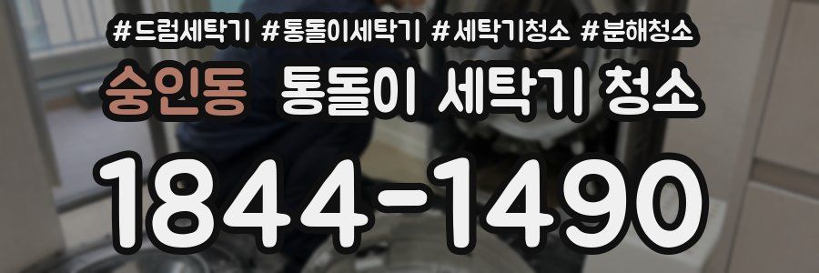 숭인동 통돌이 세탁기 청소
