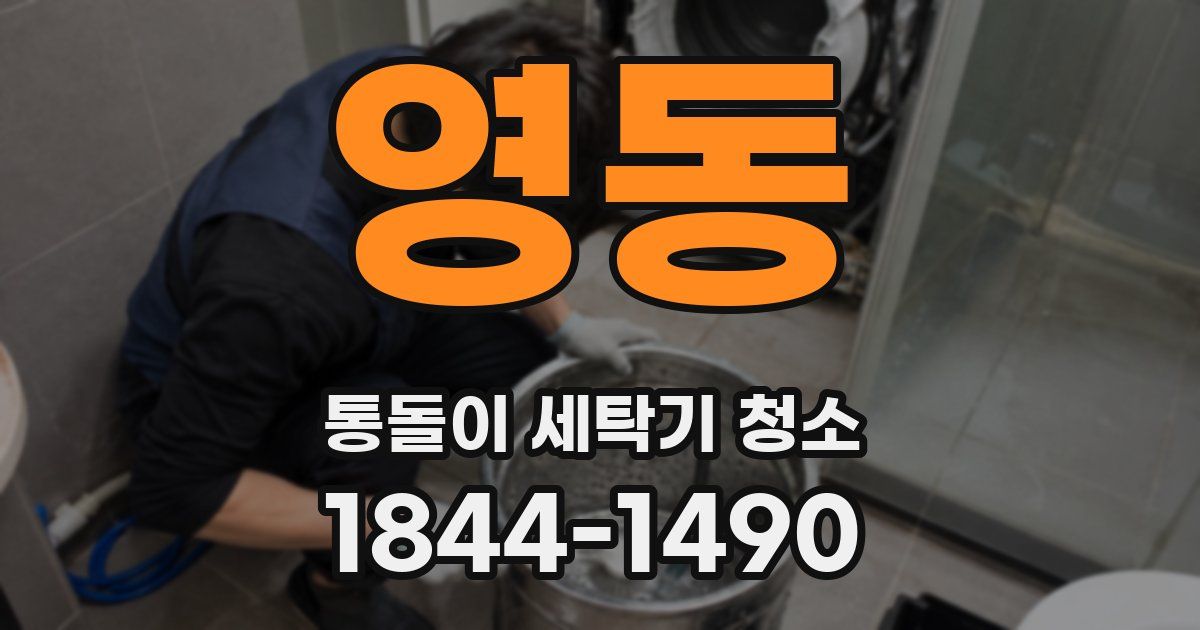 영동 통돌이 세탁기 청소