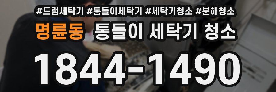 명륜동 통돌이 세탁기 청소