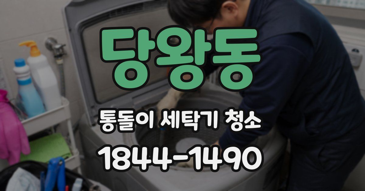 당왕동 통돌이 세탁기 청소