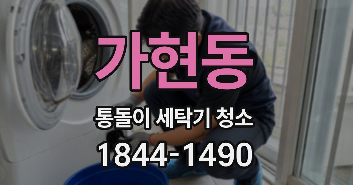 가현동 통돌이 세탁기 청소