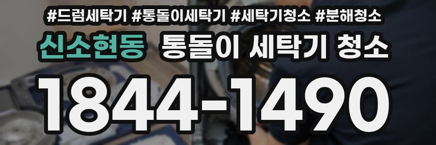 신소현동 통돌이 세탁기 청소