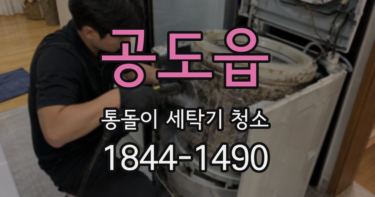 공도읍 통돌이 세탁기 청소