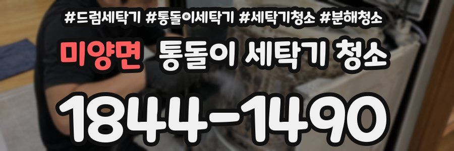 미양면 통돌이 세탁기 청소