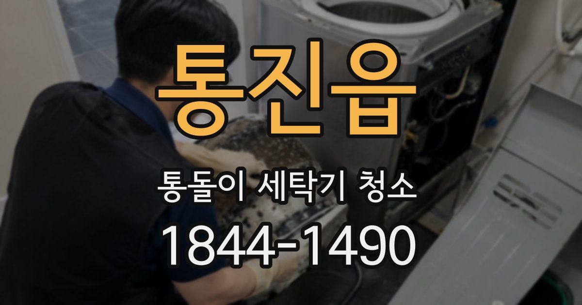 통진읍 통돌이 세탁기 청소