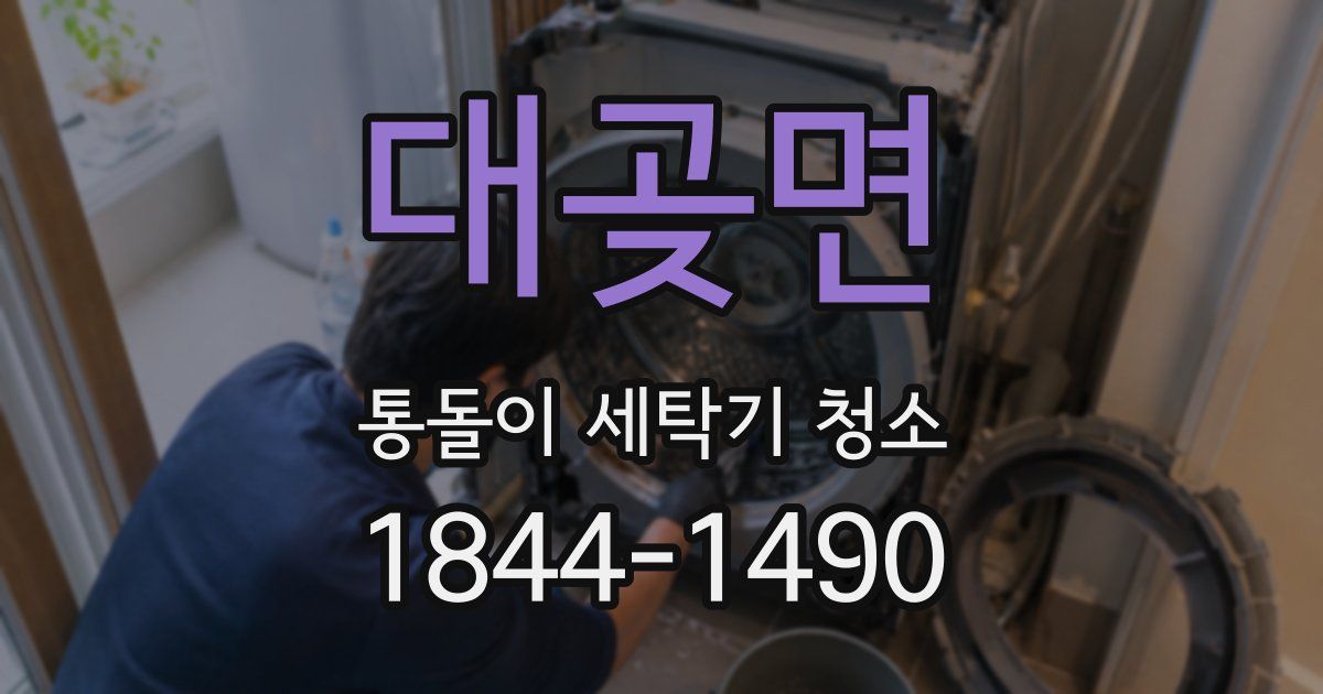 대곶면 통돌이 세탁기 청소