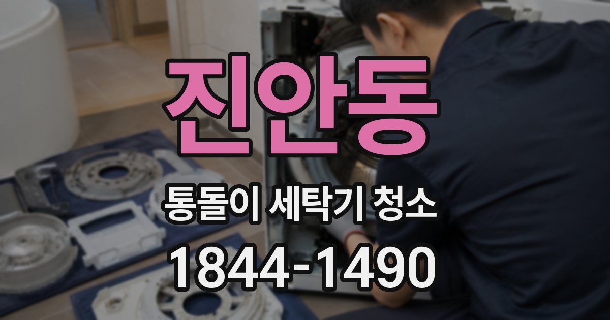 진안동 통돌이 세탁기 청소