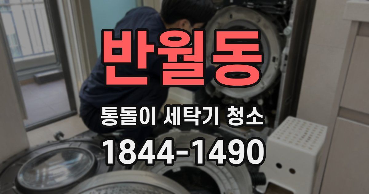 반월동 통돌이 세탁기 청소