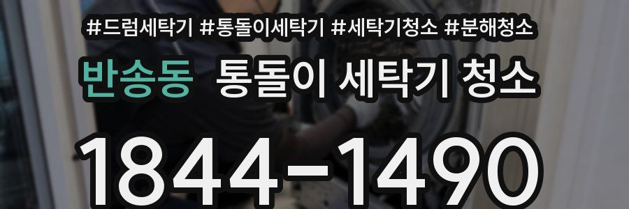 반송동 통돌이 세탁기 청소