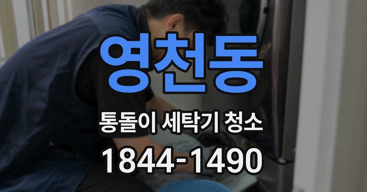 영천동 통돌이 세탁기 청소