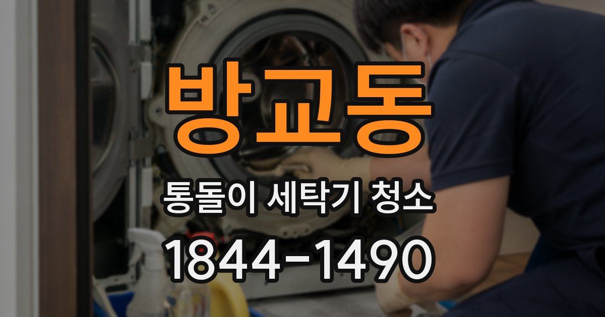 방교동 통돌이 세탁기 청소