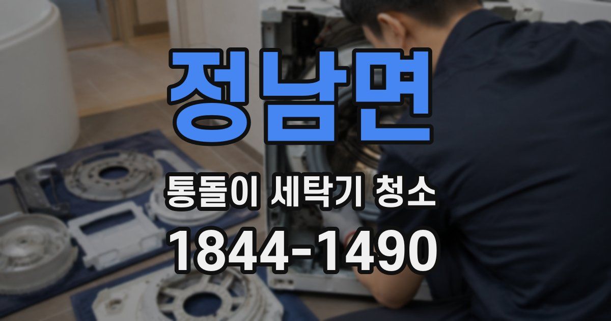 정남면 통돌이 세탁기 청소
