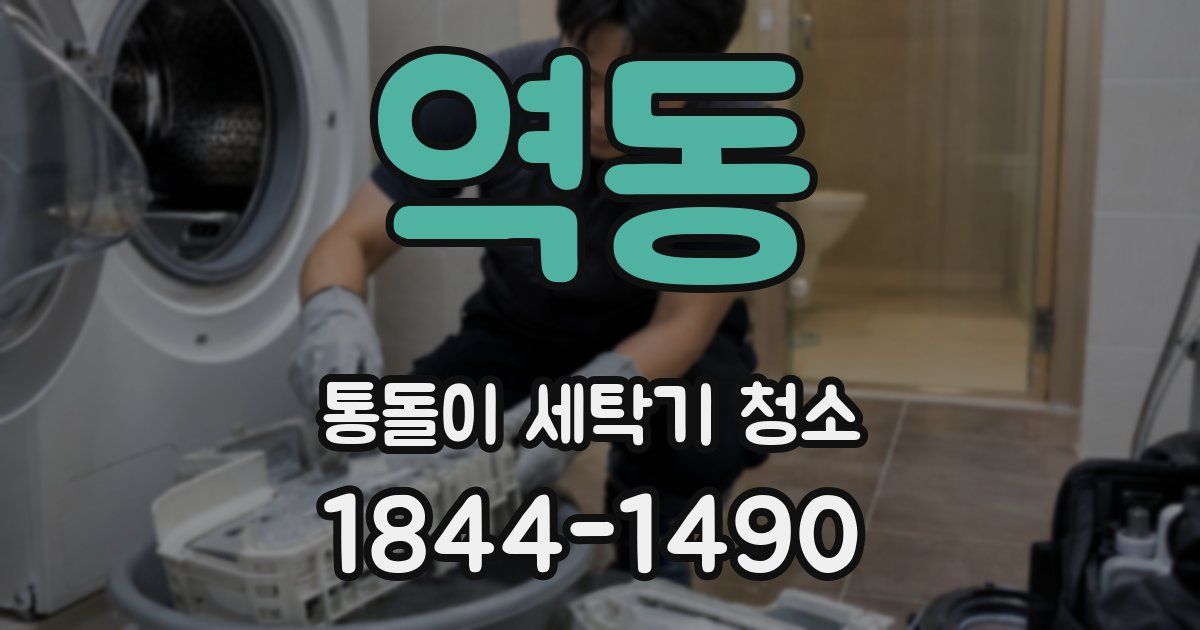 역동 통돌이 세탁기 청소
