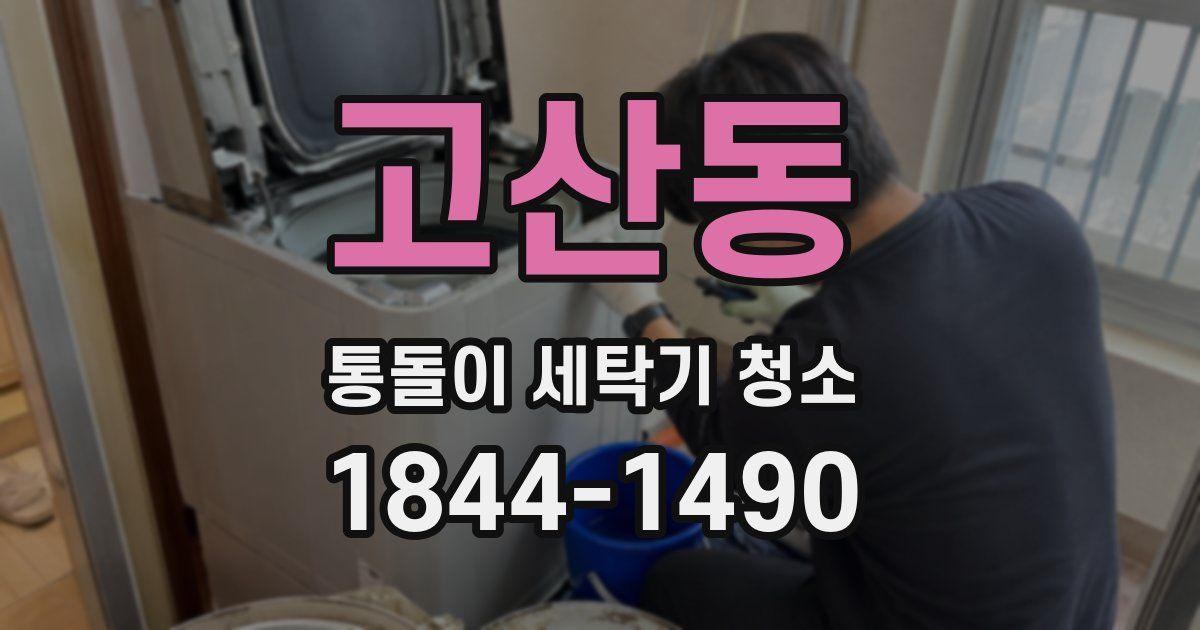 고산동 통돌이 세탁기 청소