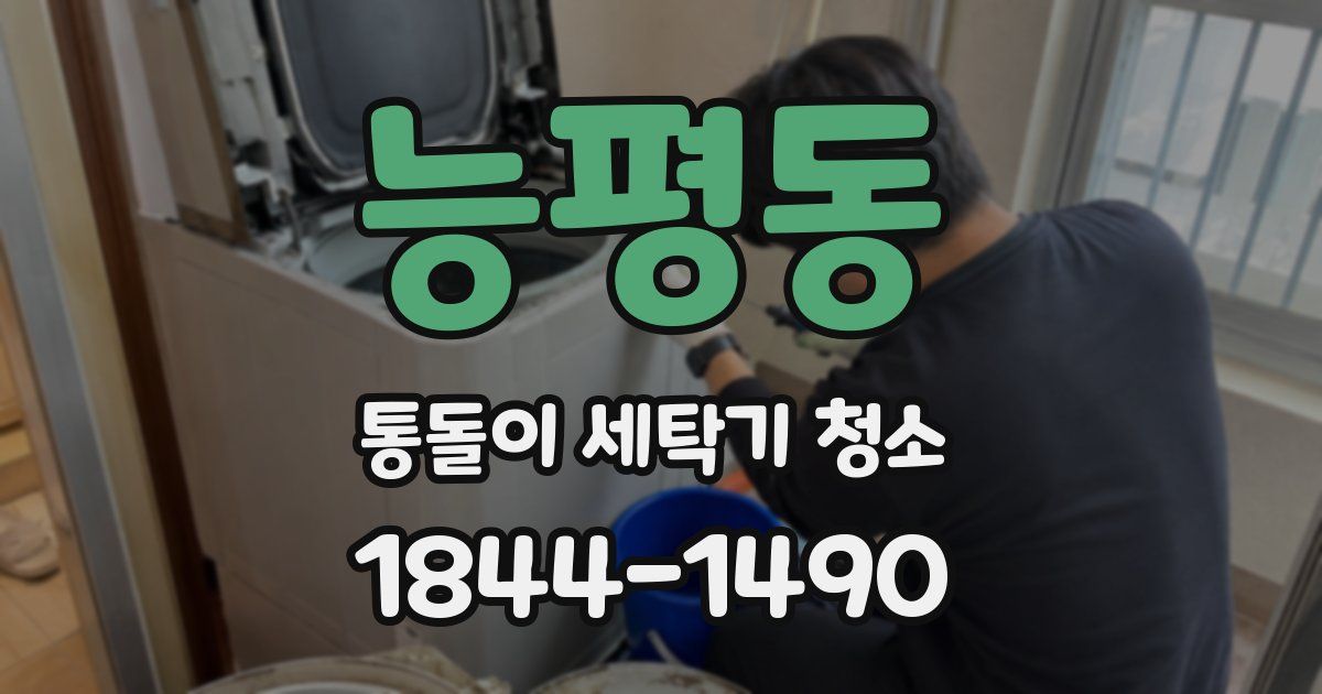 능평동 통돌이 세탁기 청소